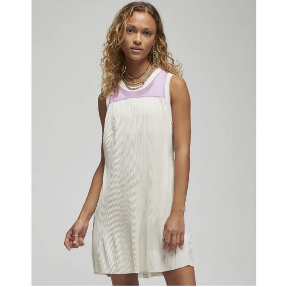 Nike tennis dress pleated plus size active Jordan white purple